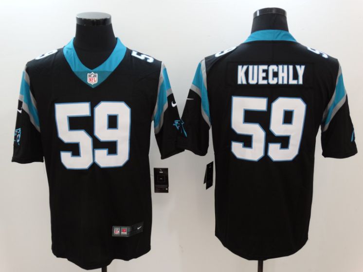 Men Carolina Panthers 59 Kuechly Black Nike Vapor Untouchable Limited NFL Jerseys